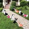 Big Dot of Happiness Pawty Like a Puppy Girl - Lawn Decorations - Outdoor Pink Dog Baby Shower or Birthday Party Yard Decorations - 10 Piece